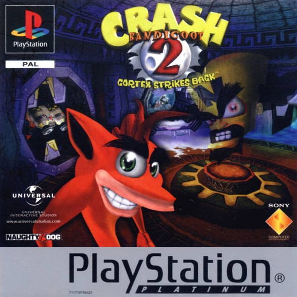 Crash Bandicoot 2 Cortex Strikes Back Használt PS1 játék