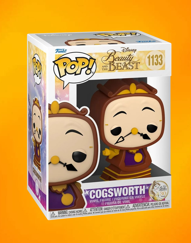 Funko POP Disney Beauty And The Beast Cogsworth