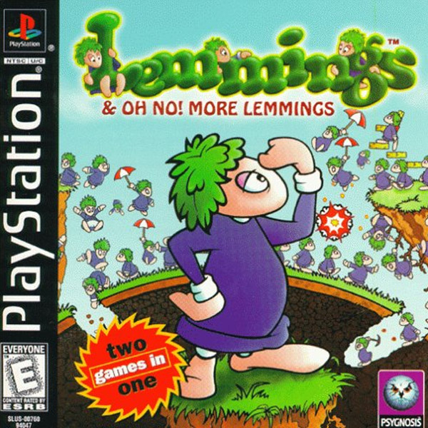 Lemmings & Oh No More Lemmings PS1 játék